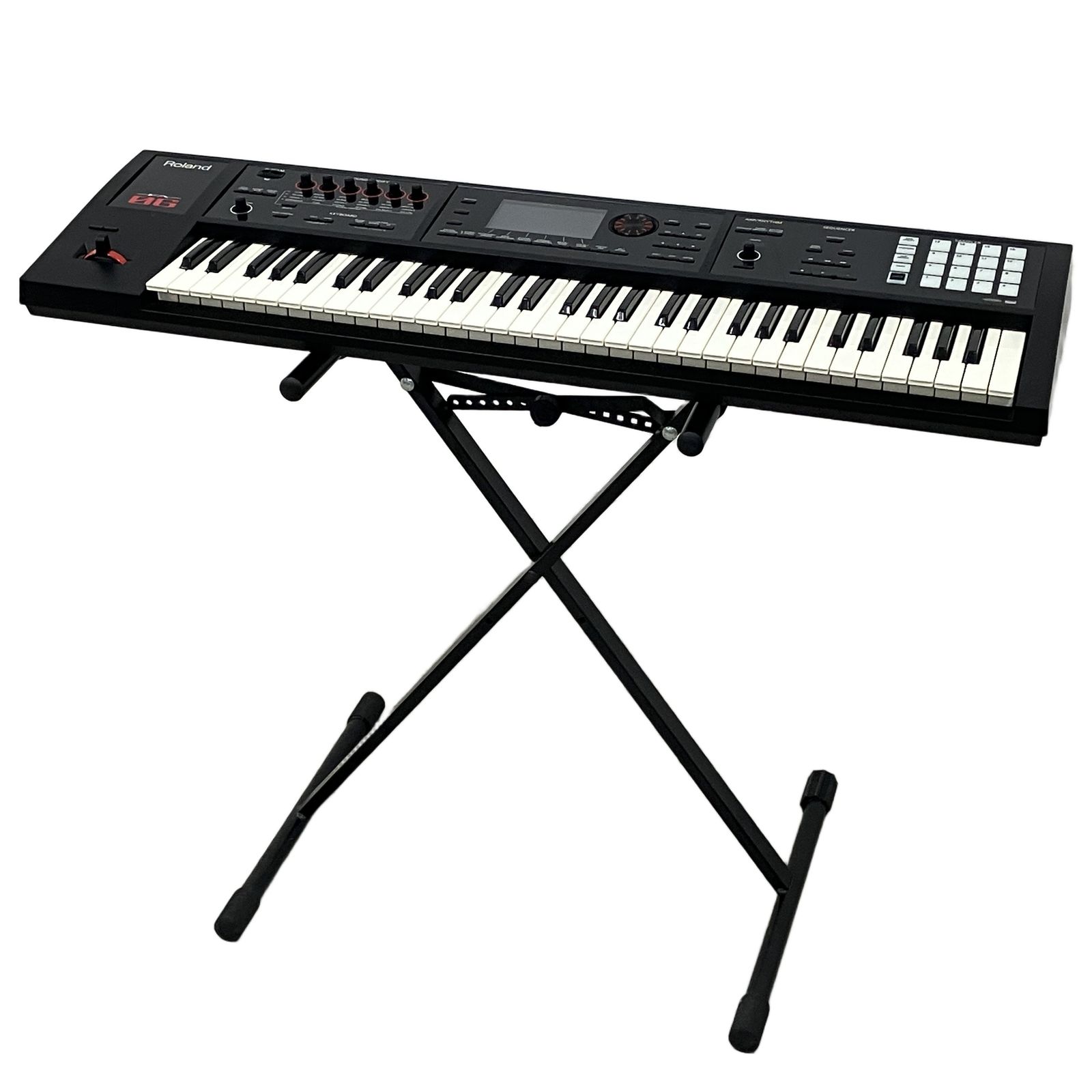 Roland FA-06 61鍵 キーボード シンセサイザー スタンド付き 中古