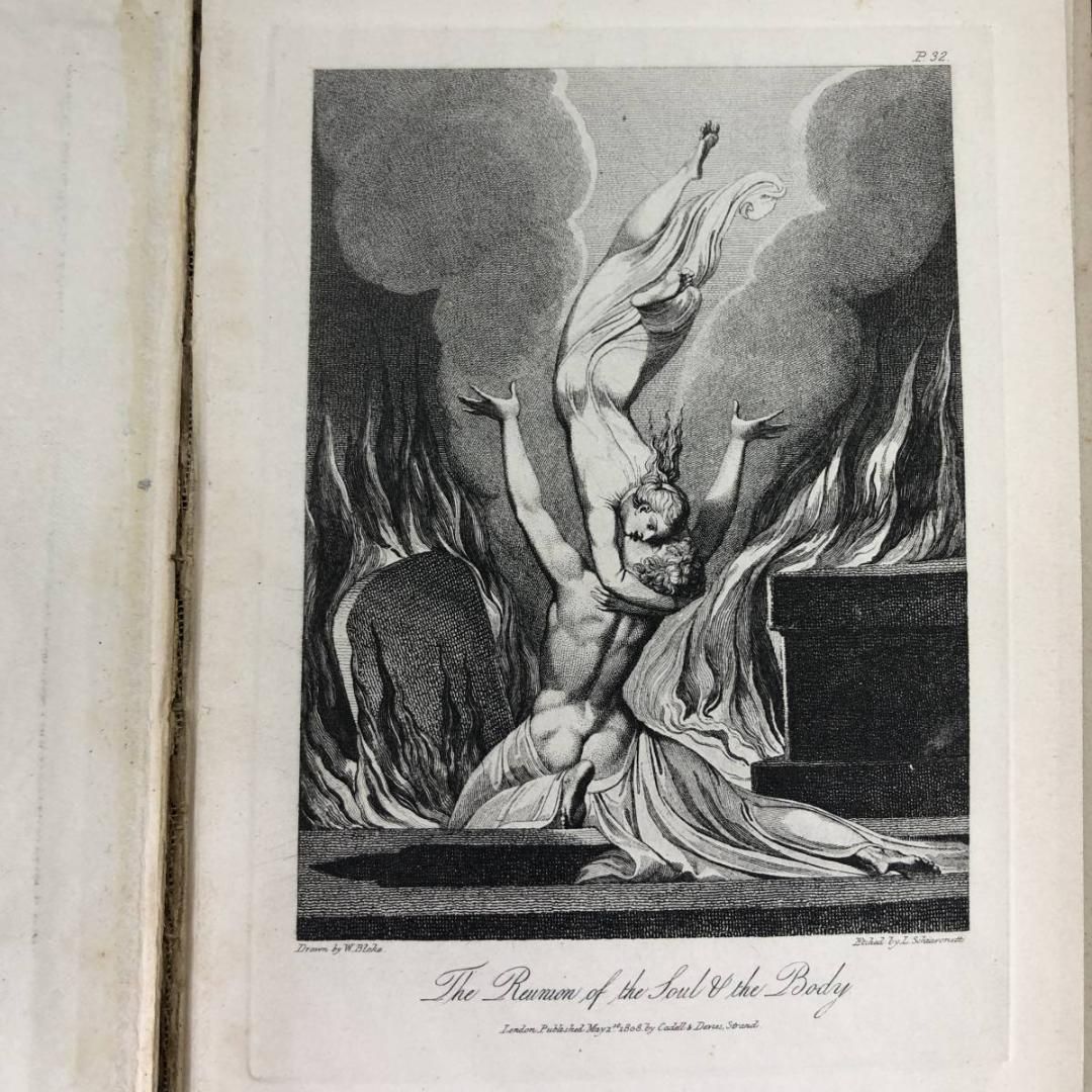 ウィリアム・ブレイク 挿画本 The Grave 銅版画 12点 1903年 (POP_KOS