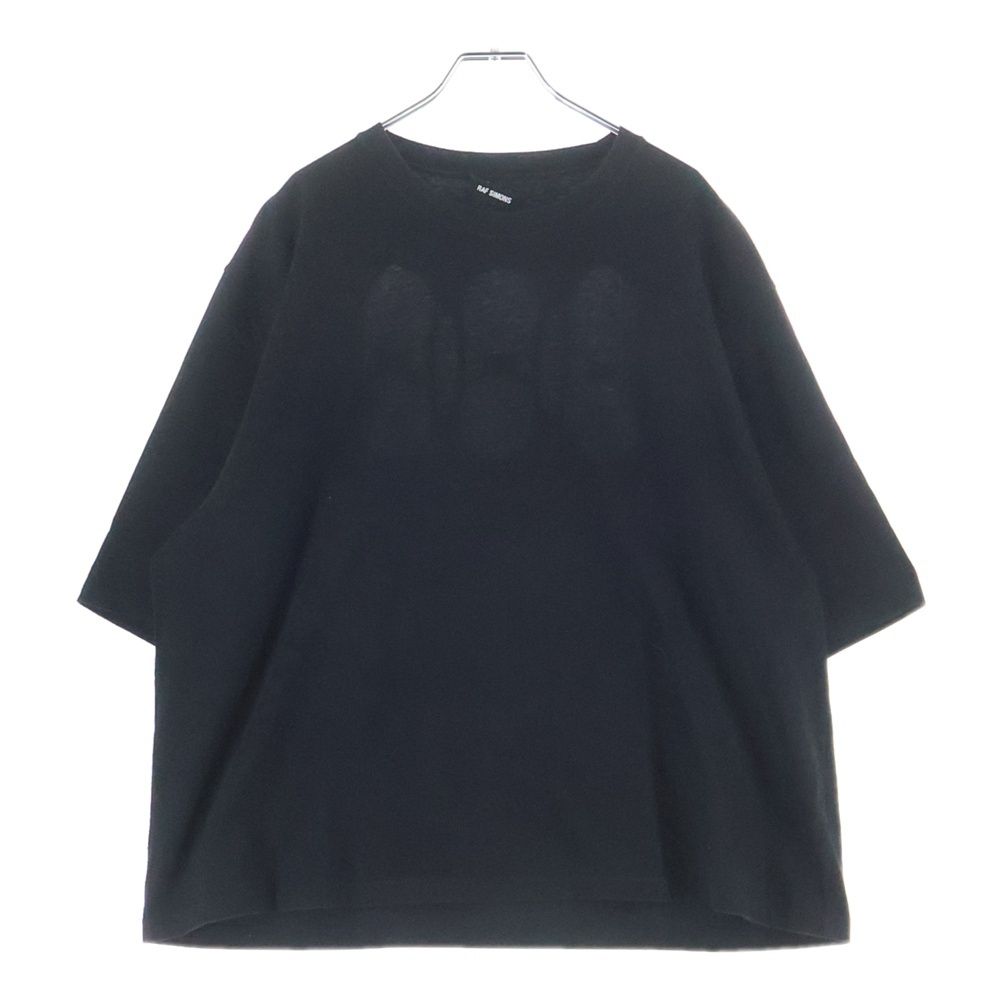 RAF SIMONS (ラフシモンズ) 19SS CROPPED T-SHIRT WITH CUT OUTS IN