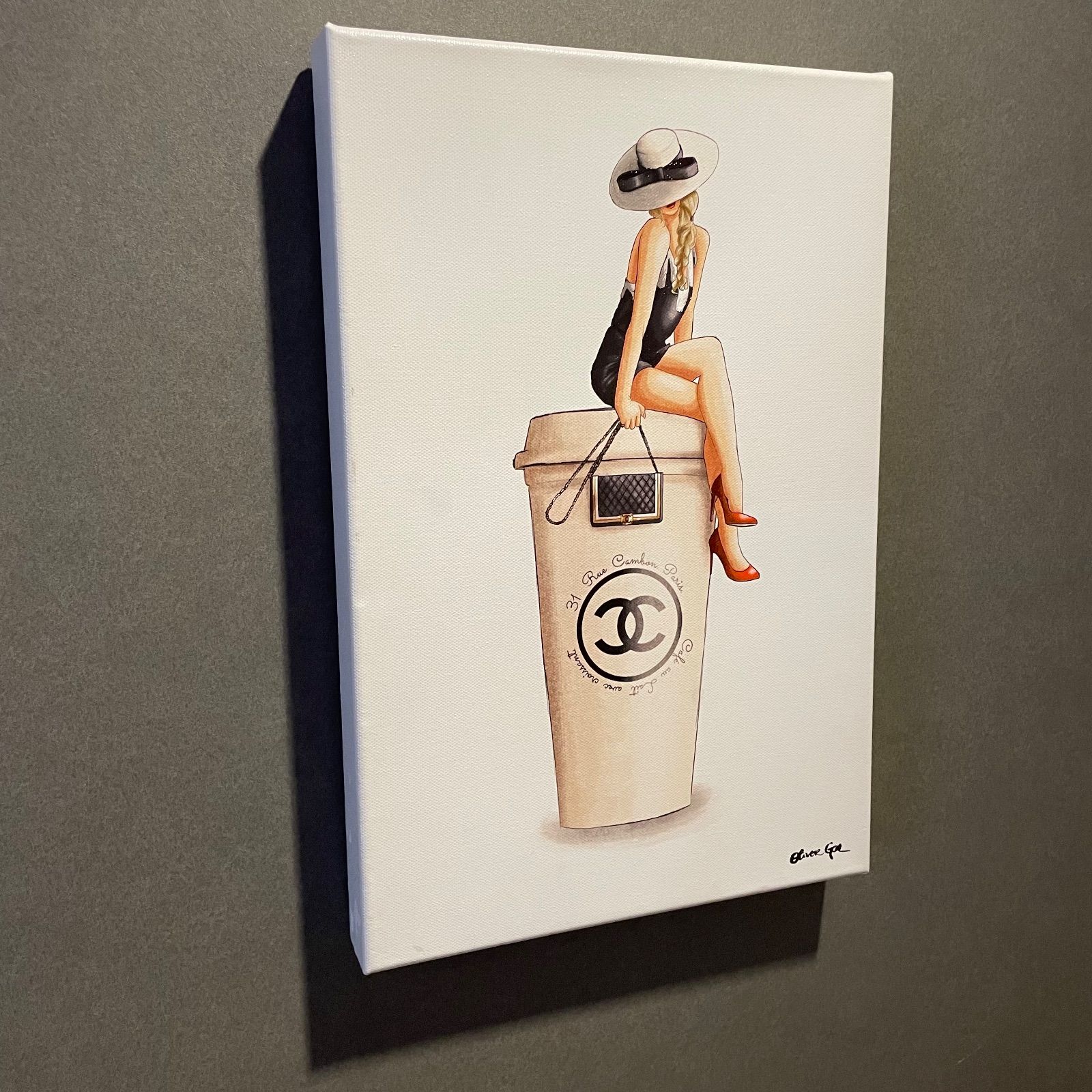 美品 Oliver Gal オリバーガル キャンバス アートボード ポップアート