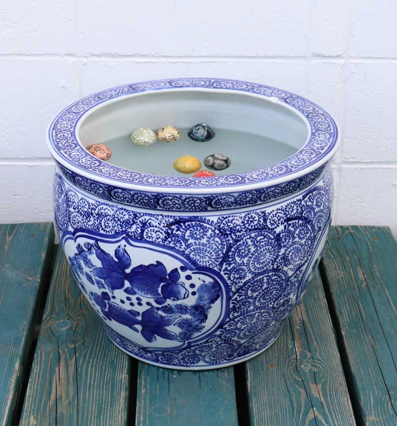 睡蓮鉢 金魚鉢 メダカ鉢 甕 水甕 大型水甕 58cm×60cm 甕 巨大壷 水瓶