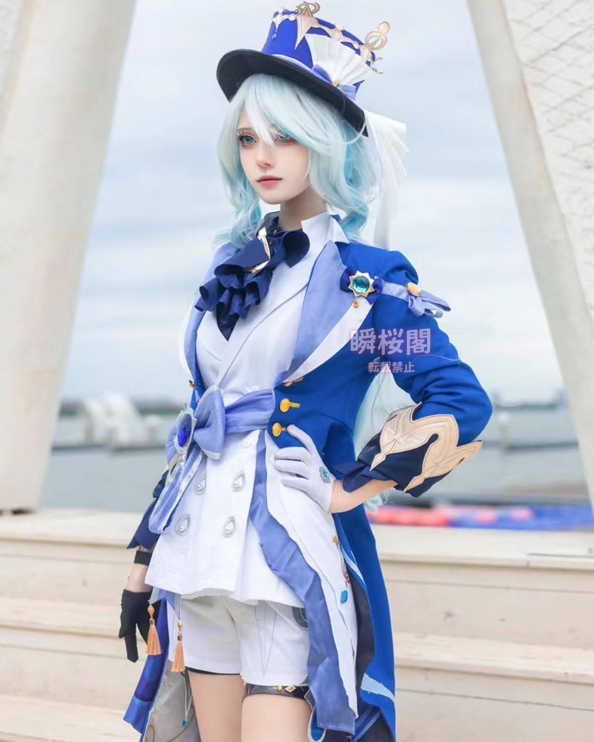フリーナ コスプレ ウィッグ付き 水神 原神 コスプレ衣装 フルセット