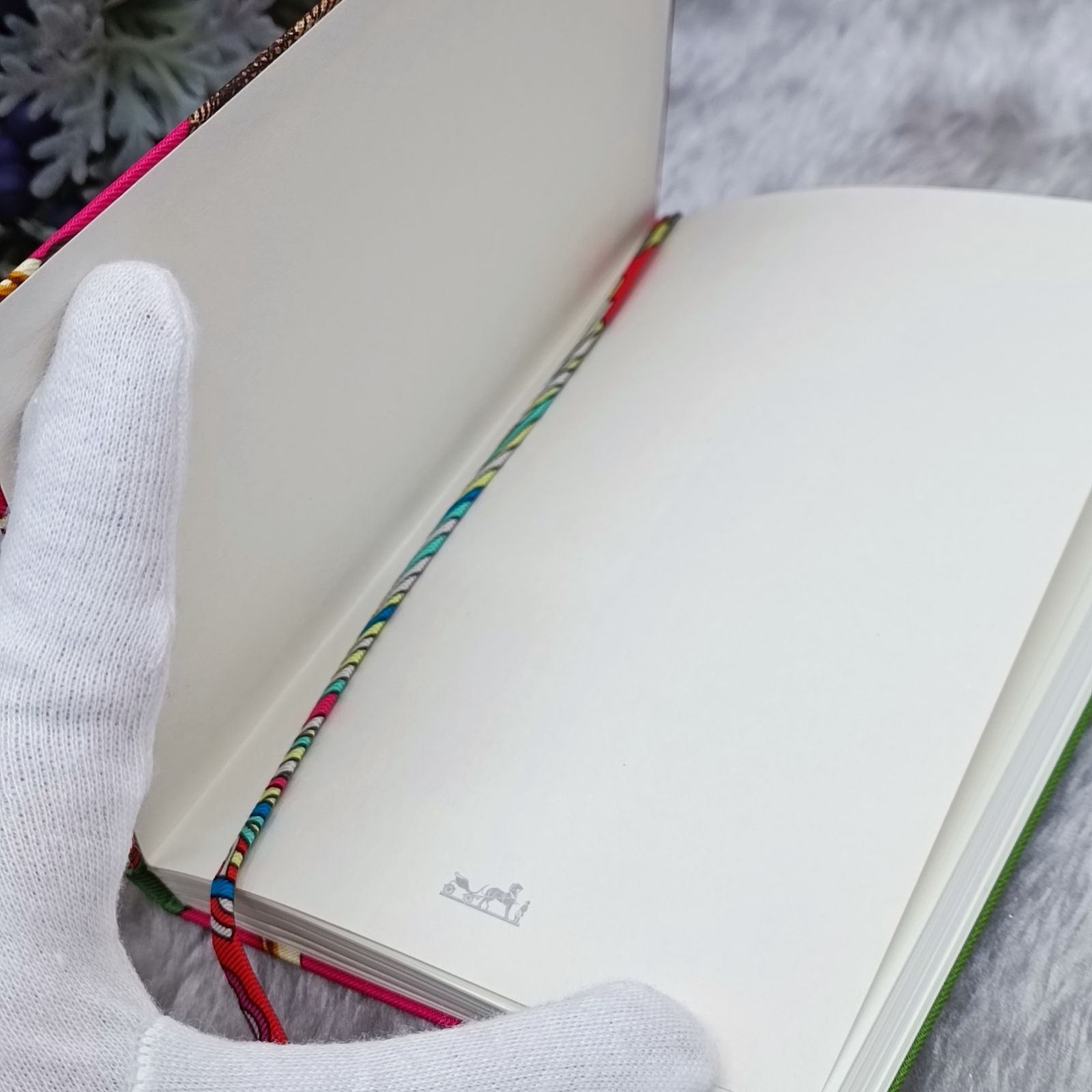 HERMES 》 ☆未使用☆ エルメス ノート カヴァルカドゥール シルク