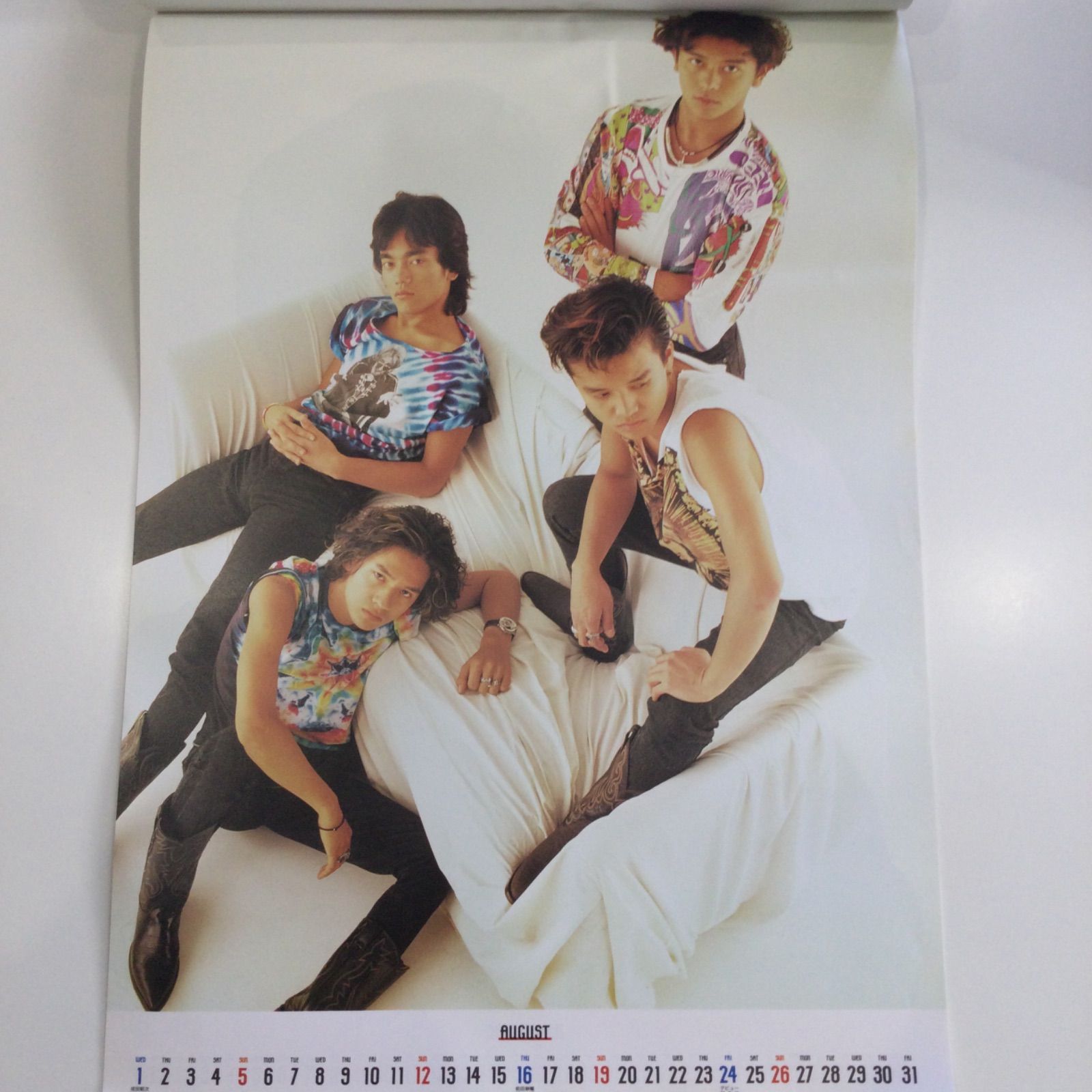 男闘呼組 入手困難グッズ○1990年版カレンダー バックナンバー レア