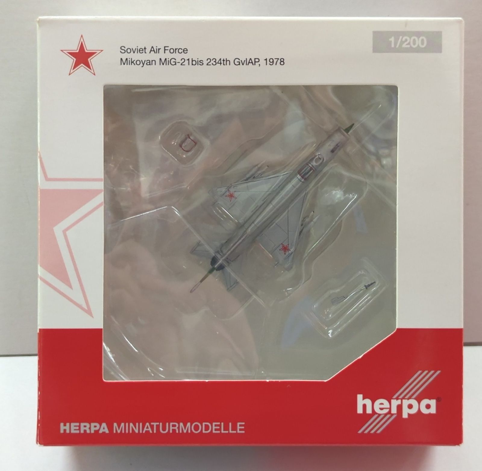 herpa MiG-21 bis 1/200 ソビエト空軍 herpa MiG-21 bis 1/200