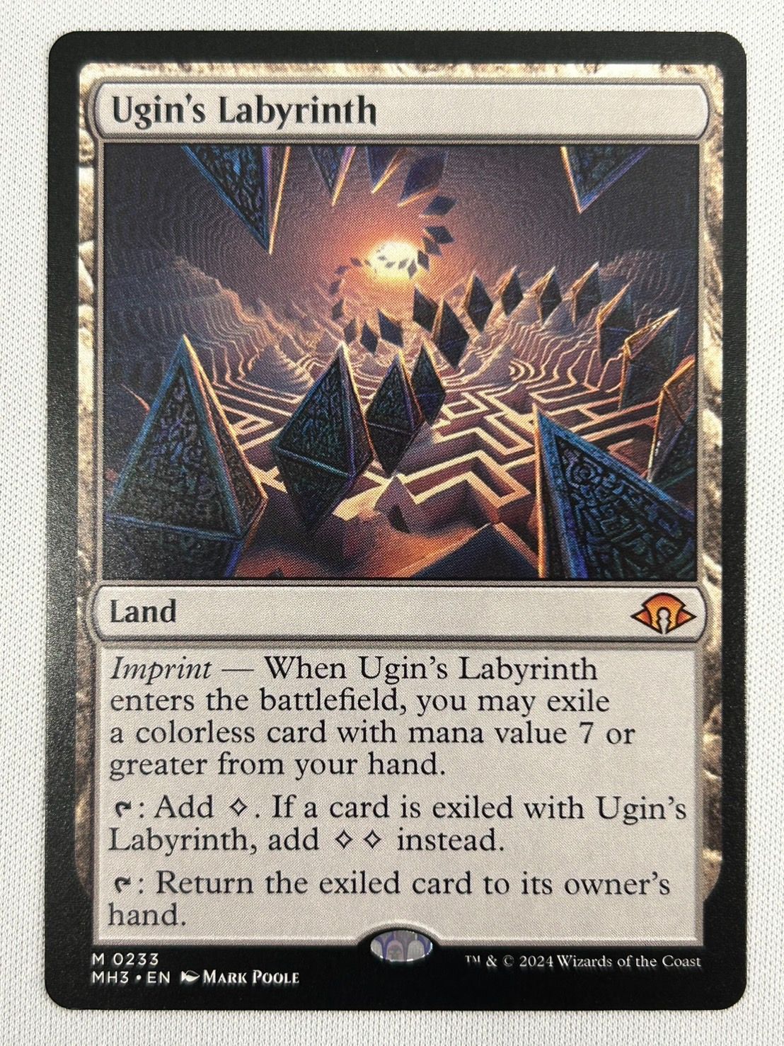 mtg ウギンの迷宮 foil 4枚セット ウギンの迷宮 Ugin's Labyrinth 4枚