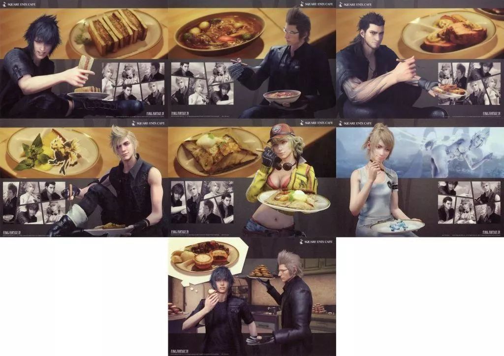 スクエニカフェ FF16 ランチョンマット ☆ ハードケースでの発送