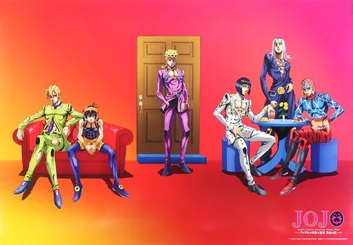 ジョジョの奇妙な冒険 ジョジョ展ポスター第5部 中古】ポスター(アニメ