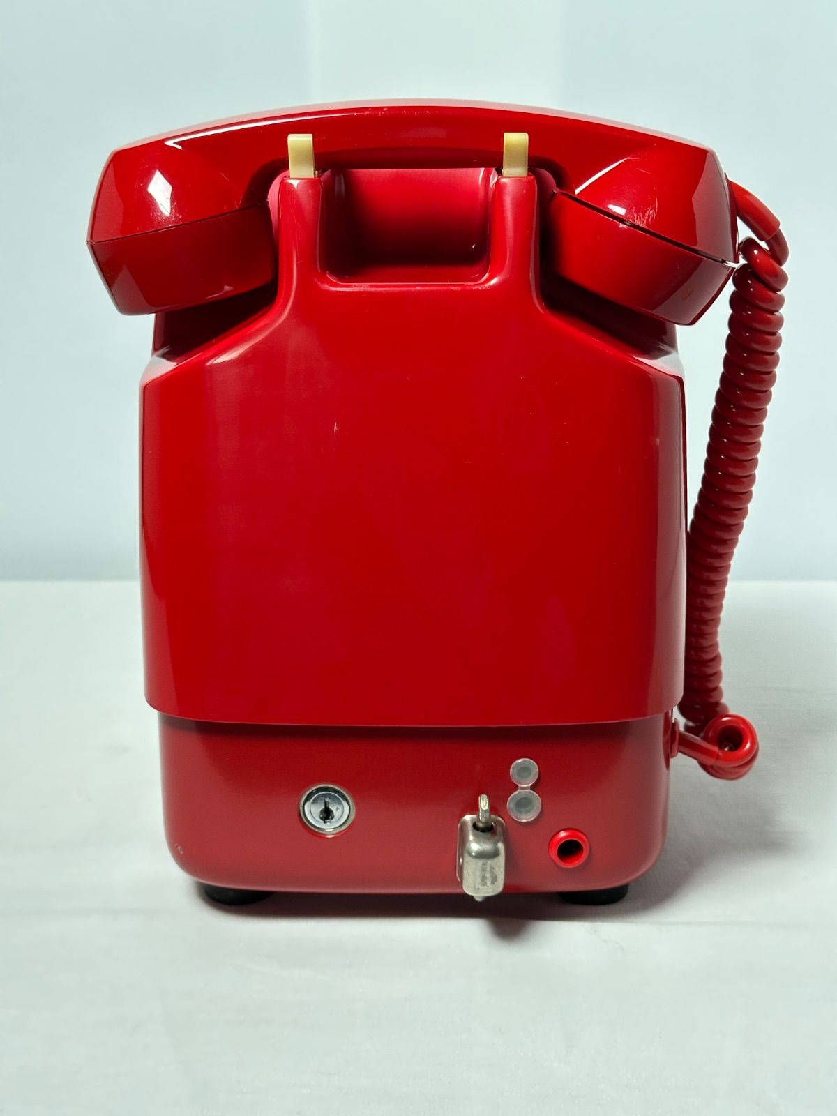 日本電信電話公社 ダイヤル式 公衆電話 赤電話 昭和レトロ - メルカリ