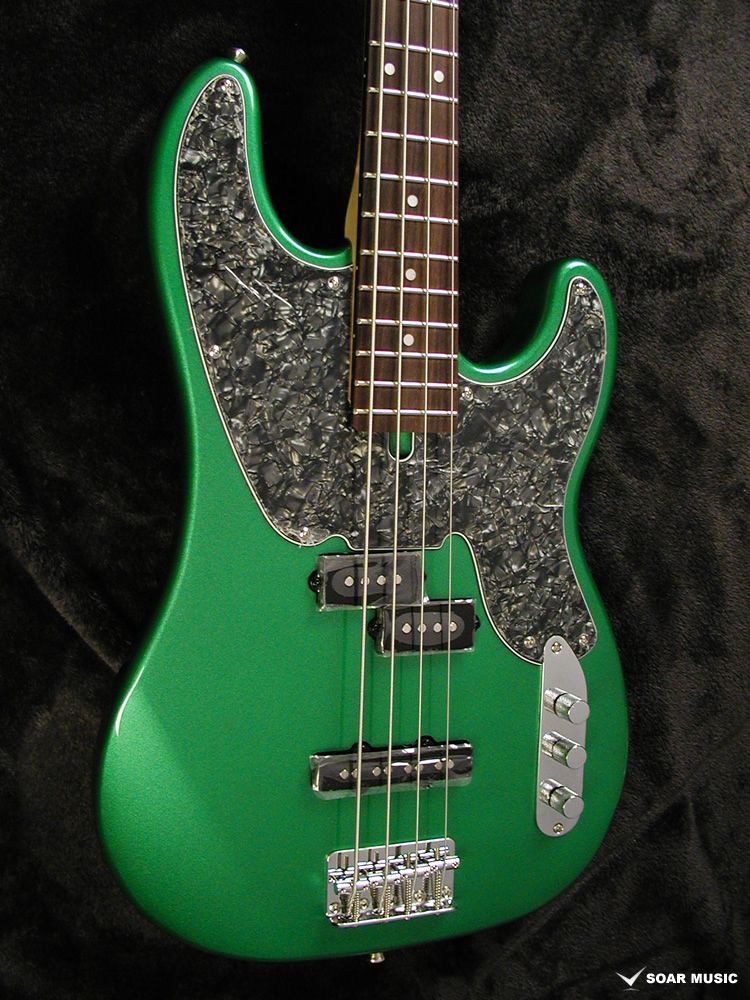 Bacchus バッカス BTB-PJ GRM-MH グリーンメタリック エレキベース
