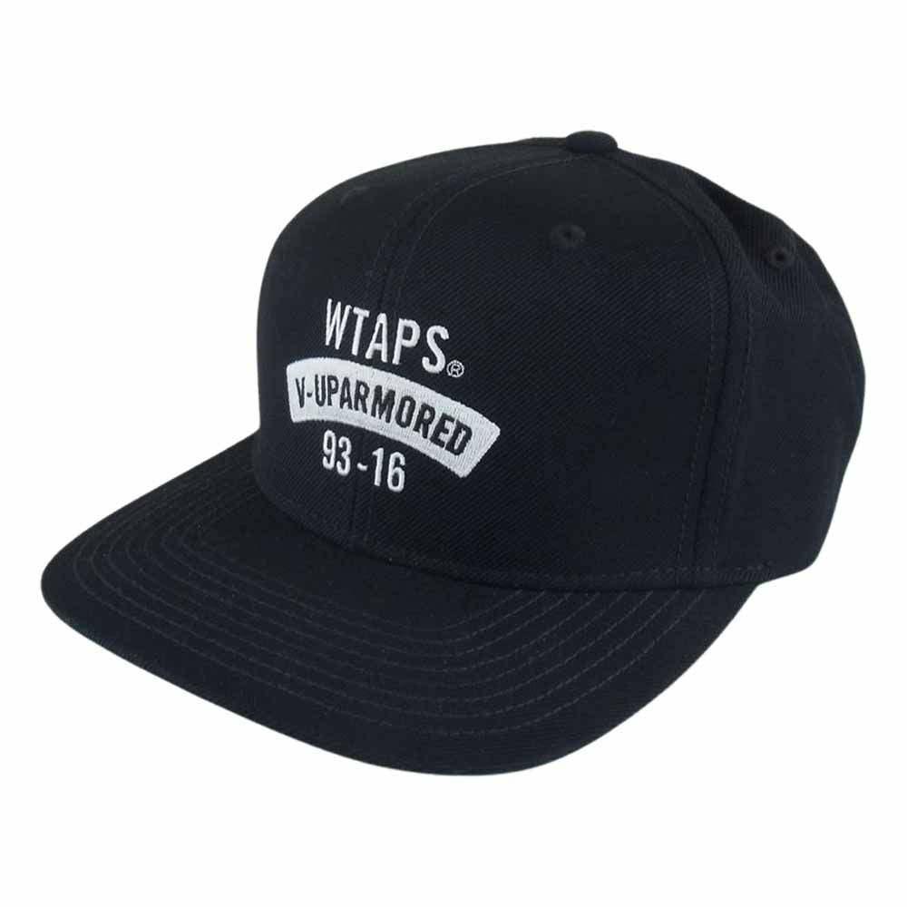 WTAPS ロゴ入り ネイビースナップバックキャップ