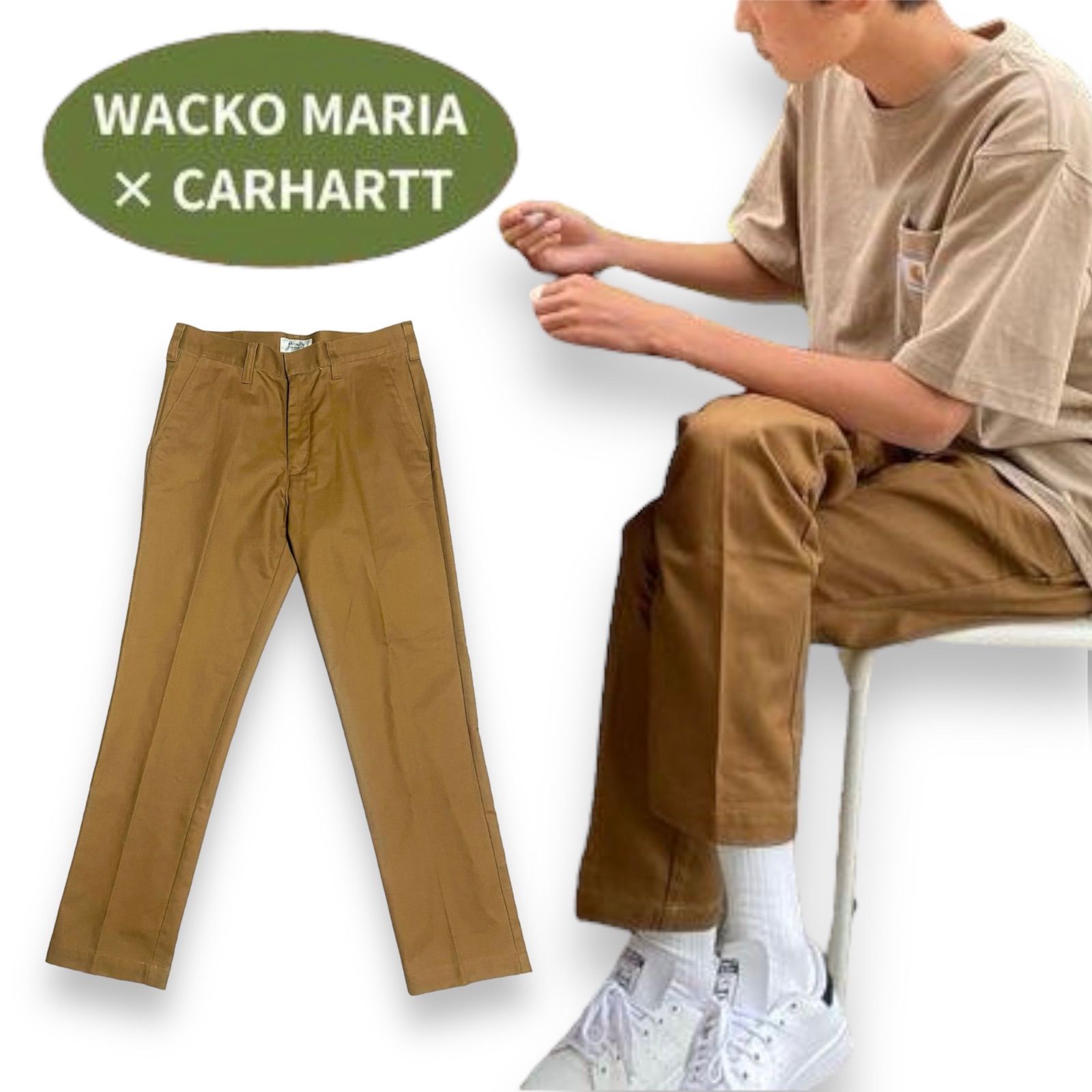 新品・未使用 ☆レア☆WACKO MARIA × Carhartt WIP☆SKATE PANTS