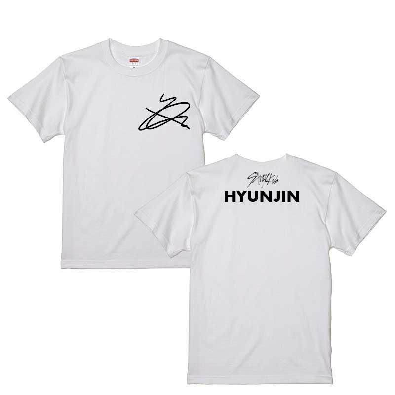 straykids スキズ サイン Tシャツ 直筆 ヒョンジン フィリックス