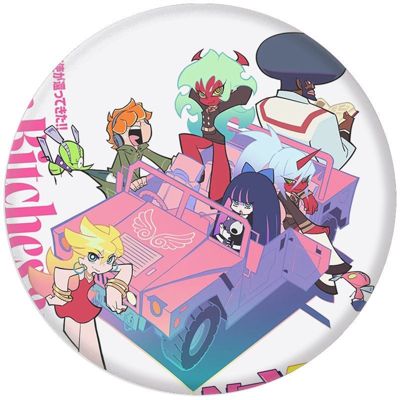 パンティ&ストッキングwithガーターベルト アニメ 缶バッジ (24個