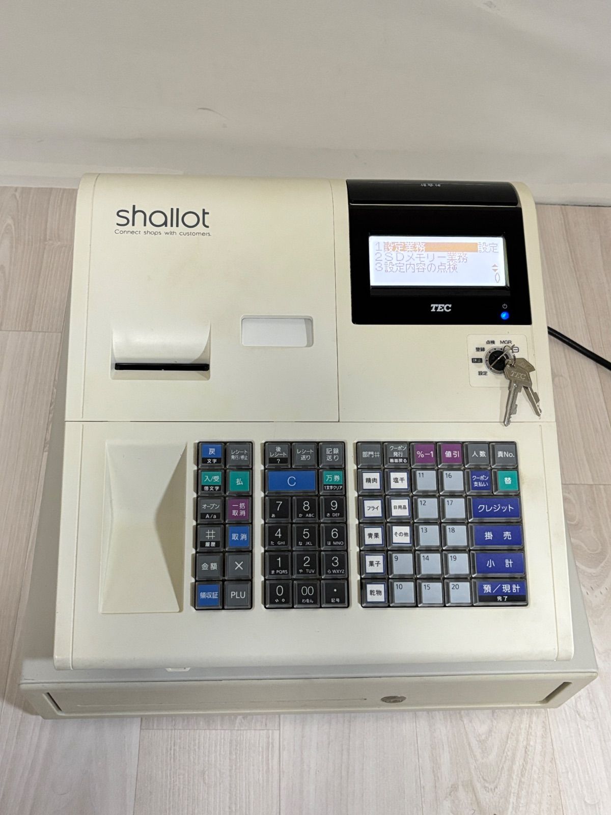 東芝テック TEC 電子レジスター MA-700 Shallot 店舗 ITR4PRVOWW0I-YR