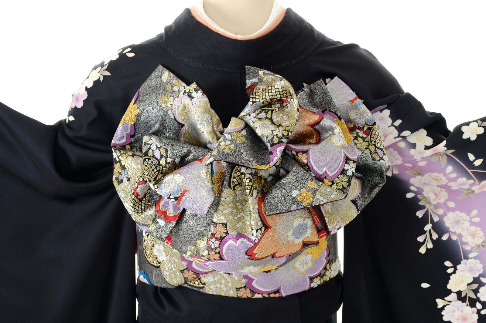 シンプルモダン 振袖フルセット 未使用 ♦︎シックでモダンな振袖