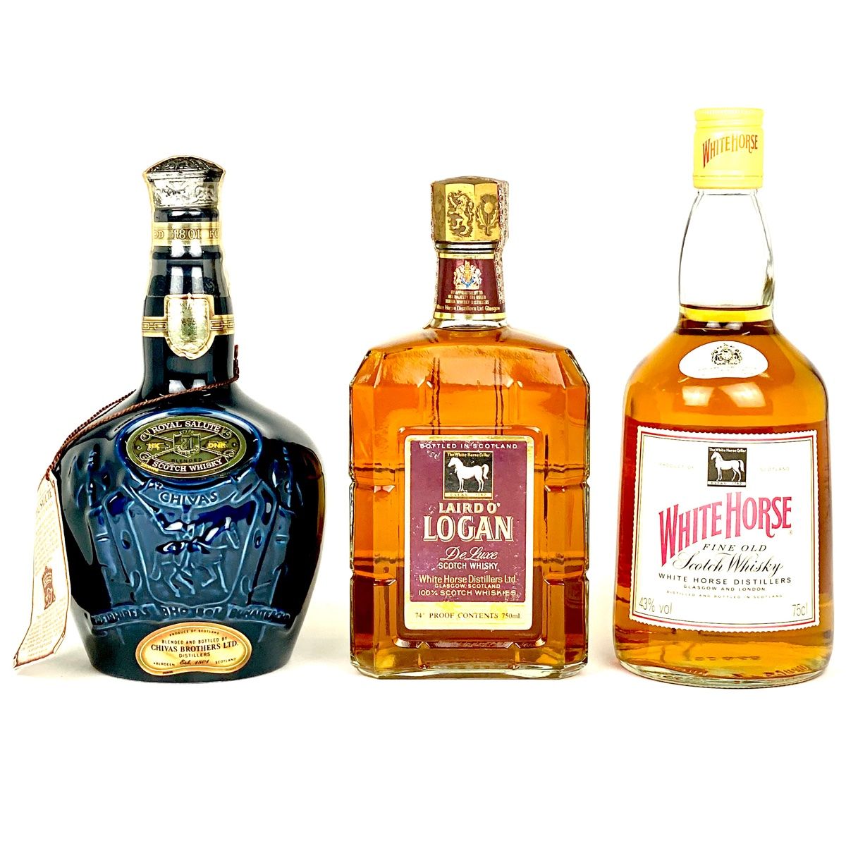 3本 シーバスブラザーズ ジョニーウォーカー カナディアンクラブ