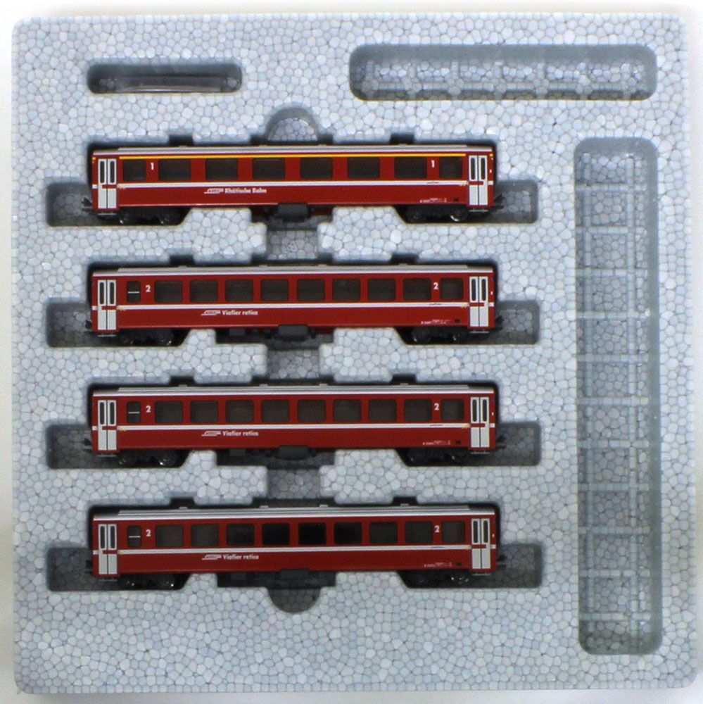 KATO 10-1413《レーティッシュ鉄道・赤い客車》基本セット アルプスの