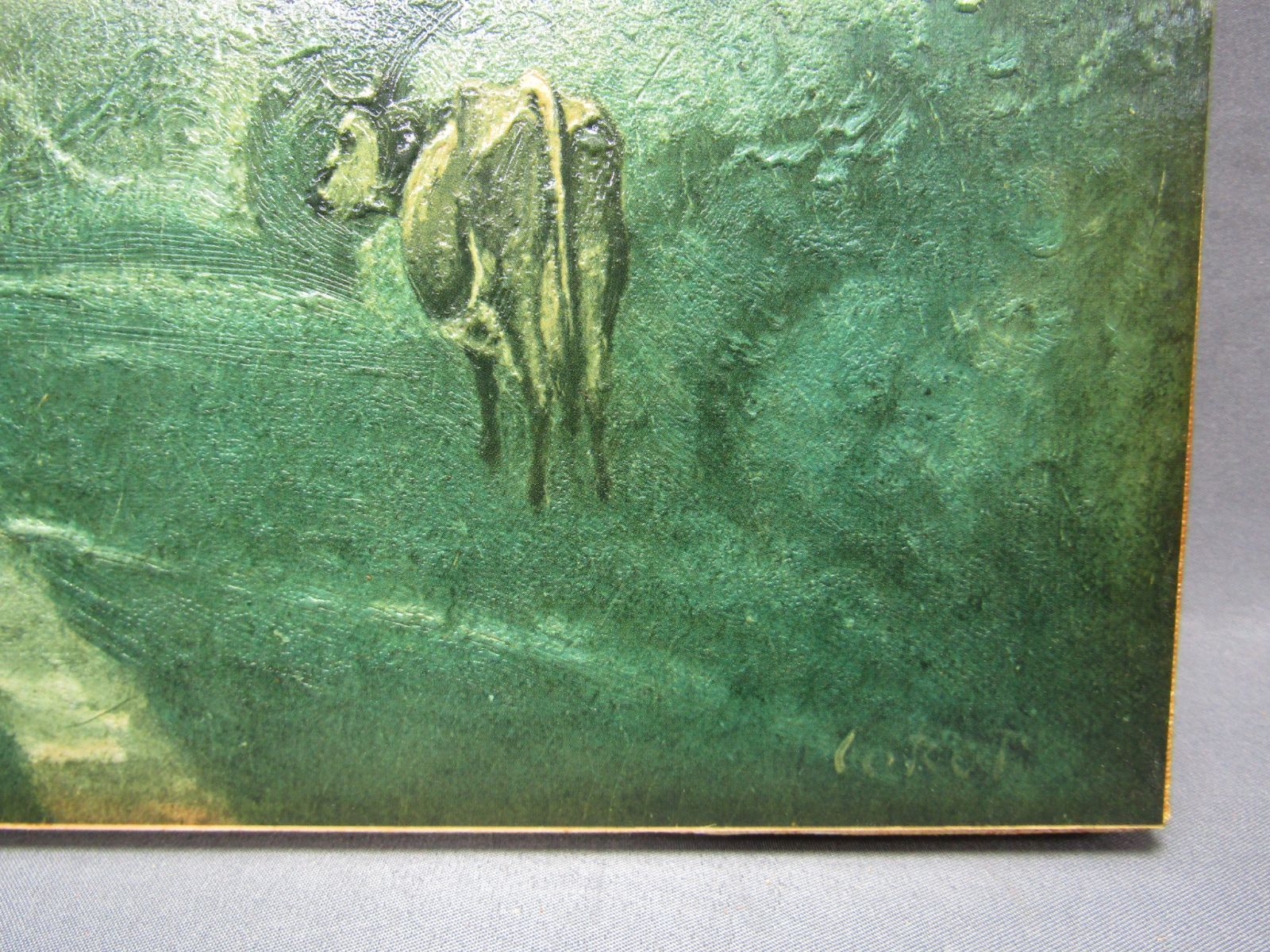 絵画 世界の名画 コロー『ヴィル・ダブレー』F10大判 高級額装 複製画