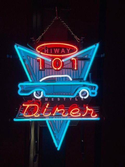 シボレー ダブル ネオンクロックガレージ世田谷ベース