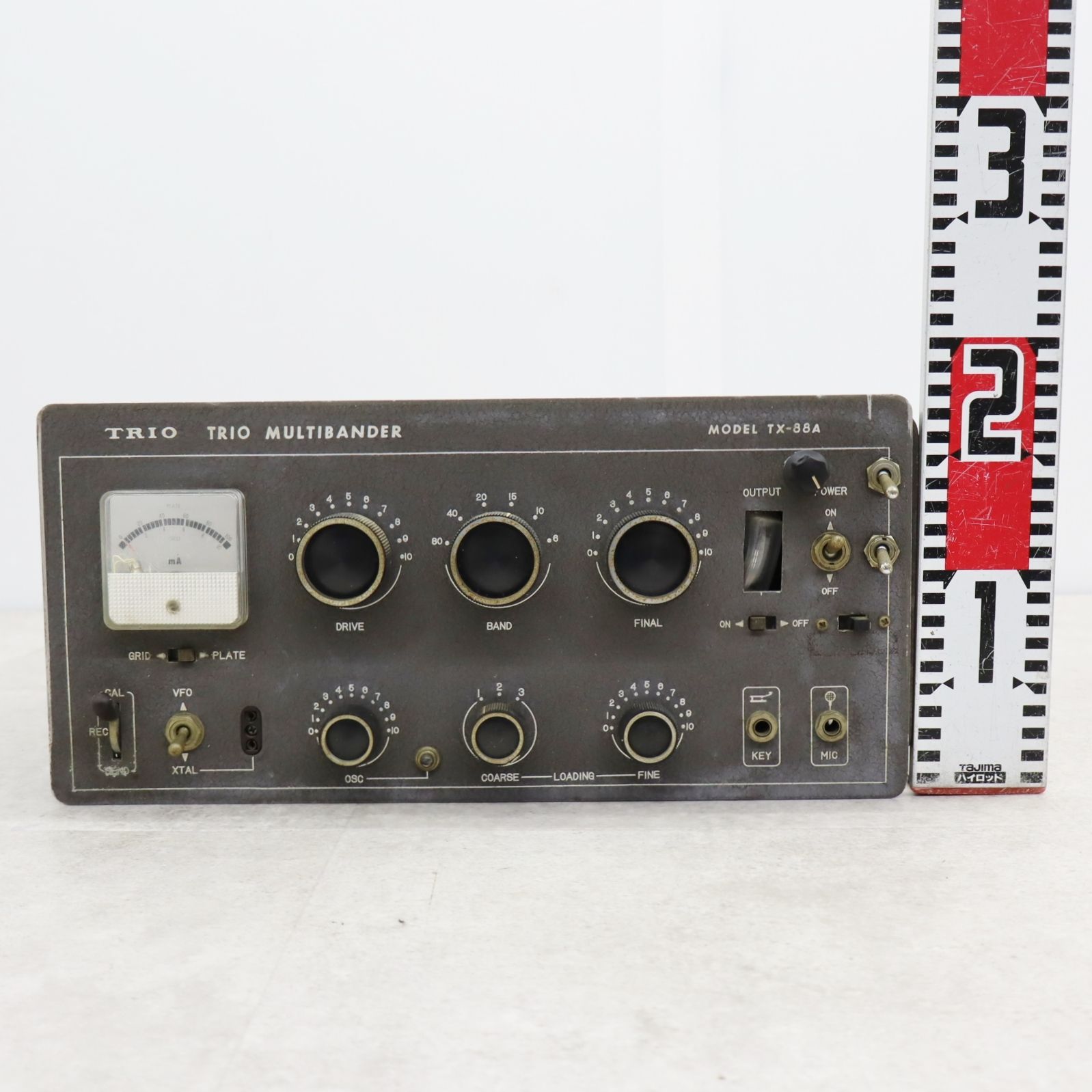 △ ｜真空管式 送信機｜TRIO トリオ TX-88A ｜ジャンク扱い JUNK