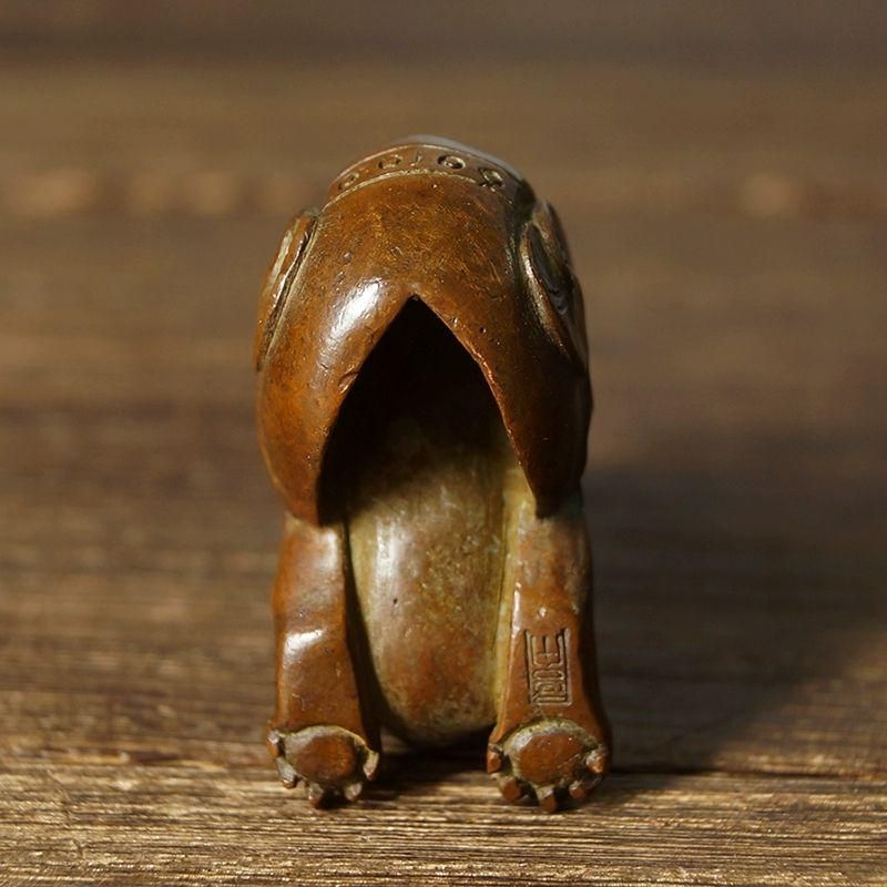 銅器 麒麟 茶寵 文房文鎮 玄関 鎮宅辟邪 開運風水 招財置物 装飾
