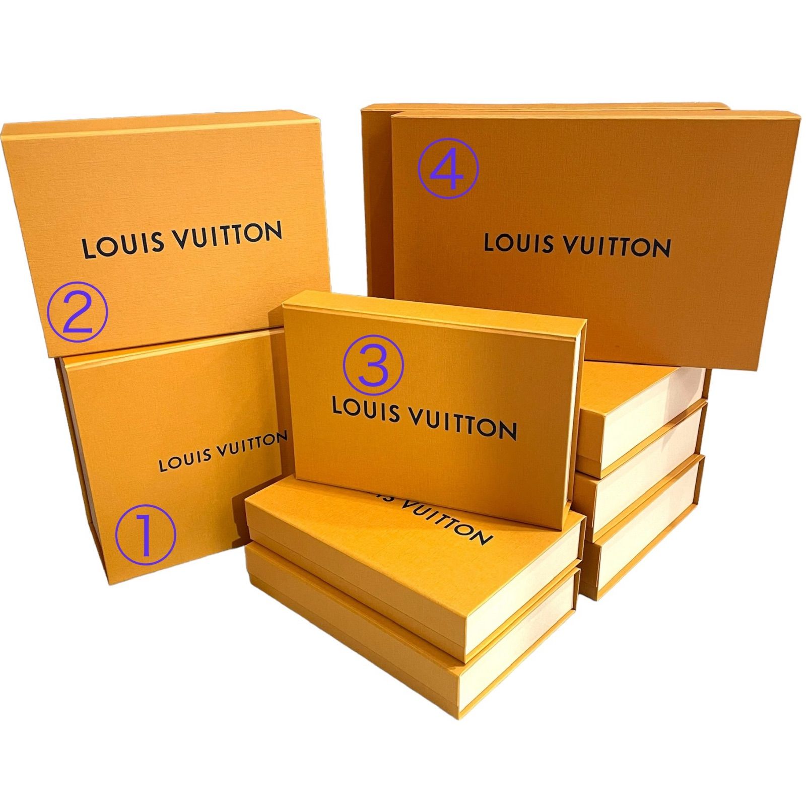 LOUIS VUITTON Louis Vuitton 空箱 空箱 まとめ売り 15箱セット＆袋1