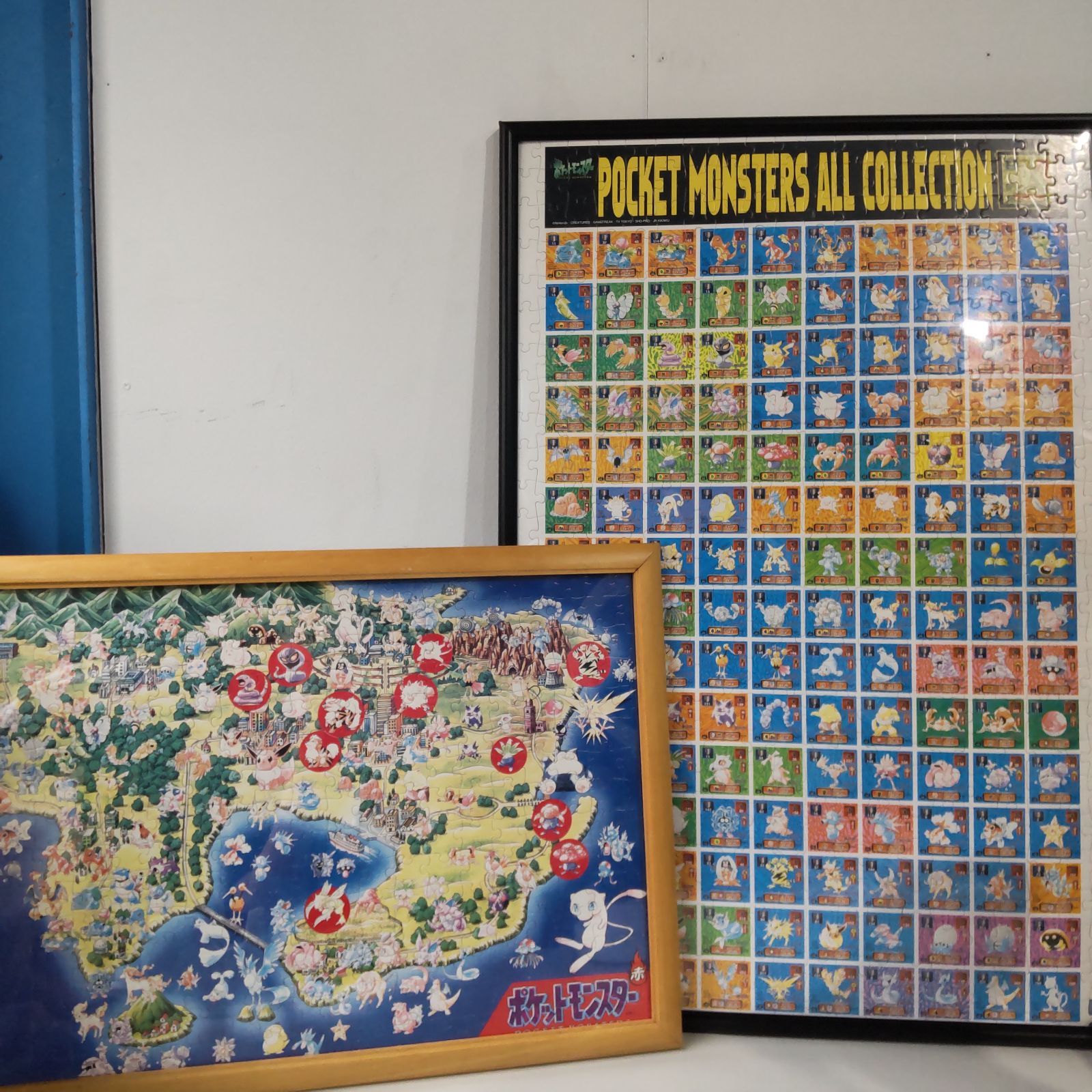 2点セット ポケモン 初代 ジグソーパズル 完成品 ポケットモンスター赤