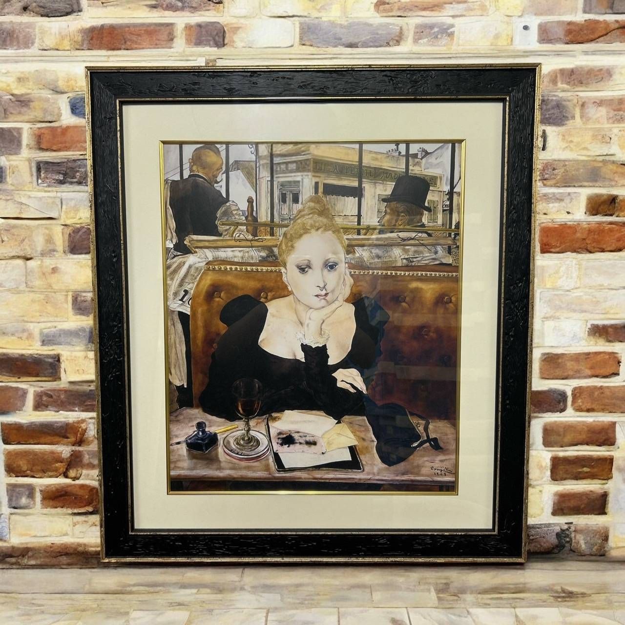 藤田嗣治/レオナール ・フジタ ( カフェ/ Cafe ) 代表作/ 複製画 今日