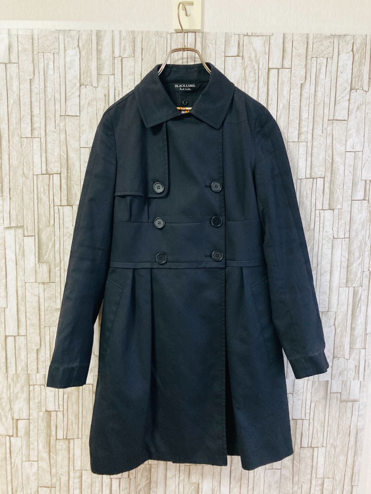 ポールスミス ダッフルコート 42 ネイビー Paul Smith BLACK