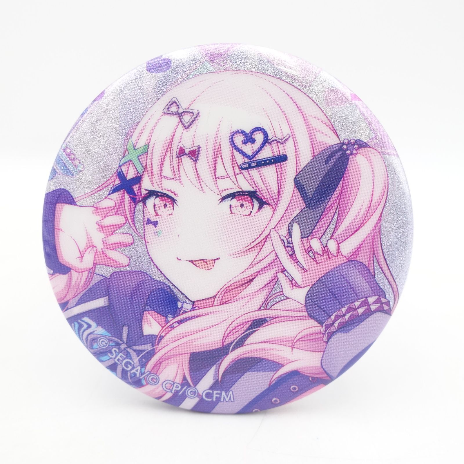 プロセカ ニーゴ 暁山瑞希 グリッター缶バッジ アウトレット