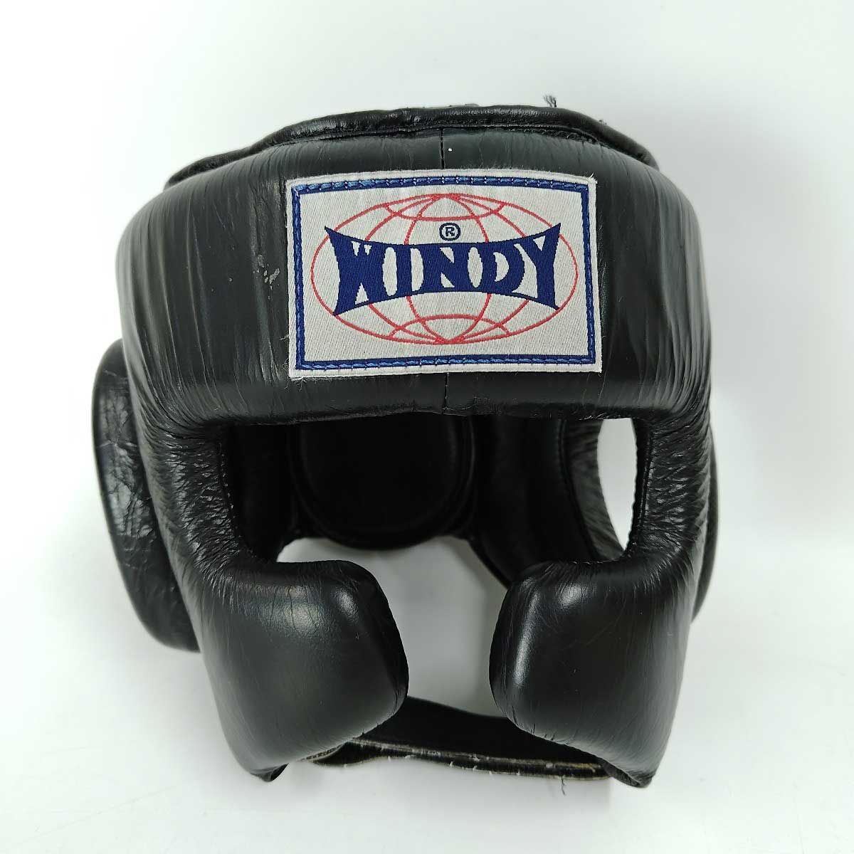 本革製WINDYヘッドギア HP-2 白 M サイズ 新品 本革製WINDYヘッドギア