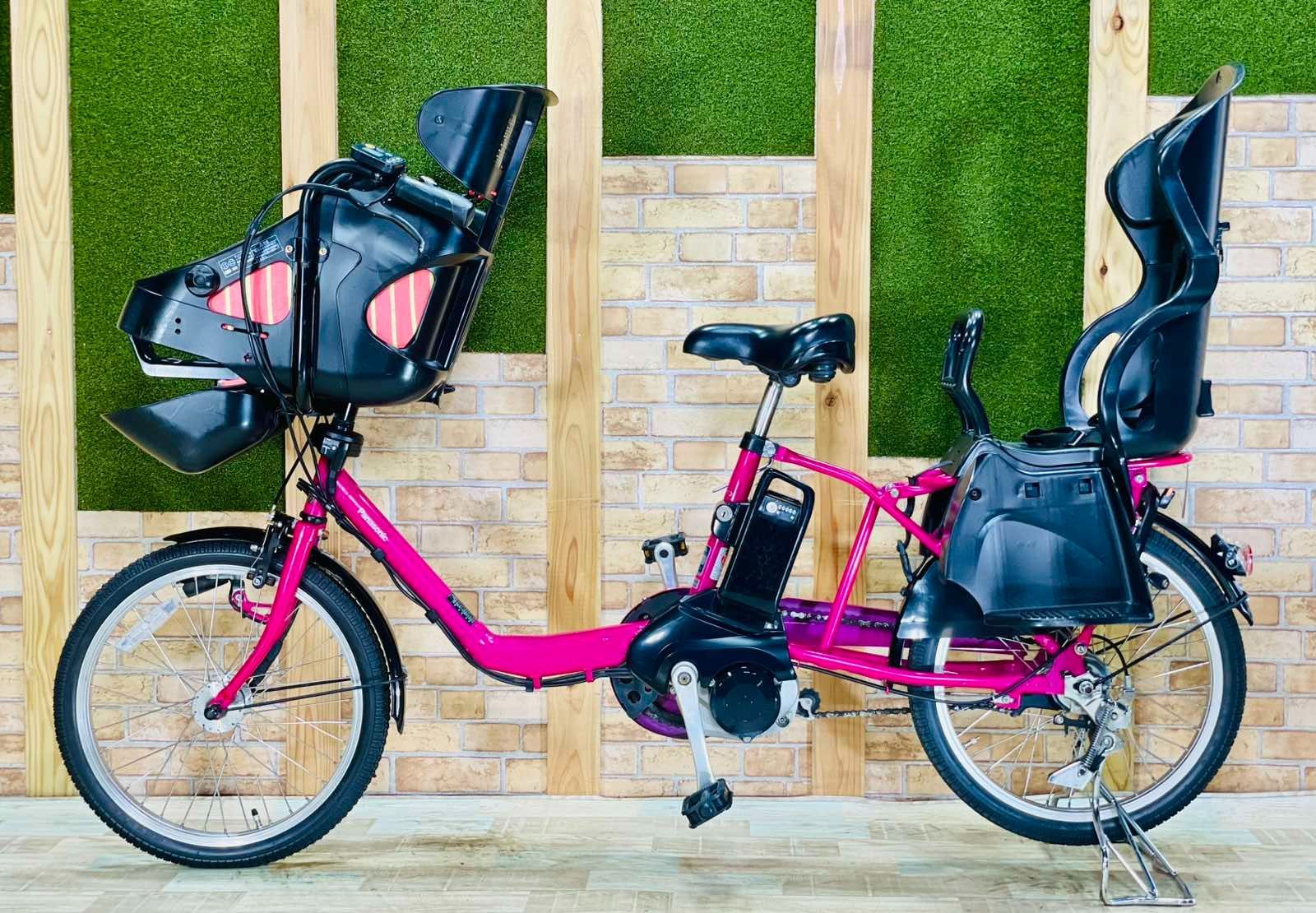 ハッピーピンク！ パナソニック ギュット子供乗せ電動アシスト自転車