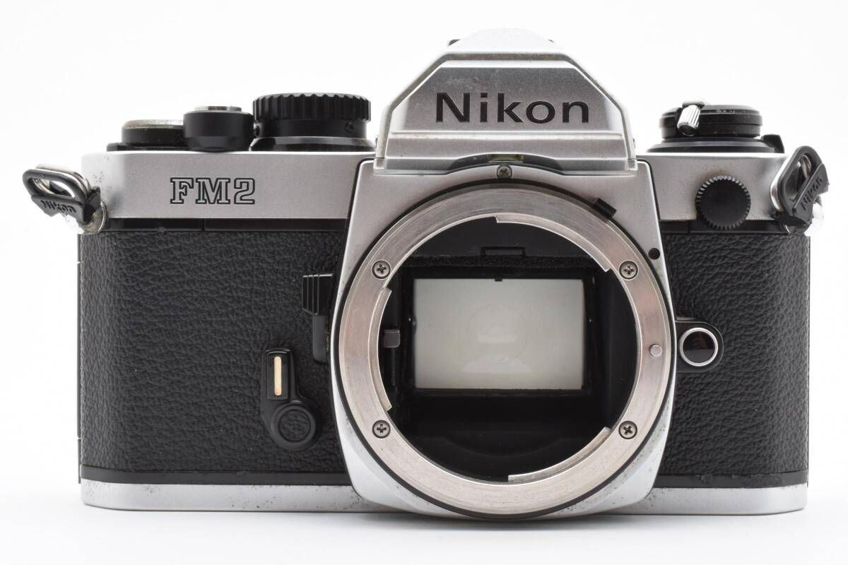 配送 ☆ジャンク☆ Nikon ニコン FM2 シルバー ボディ ☆ L12#6151