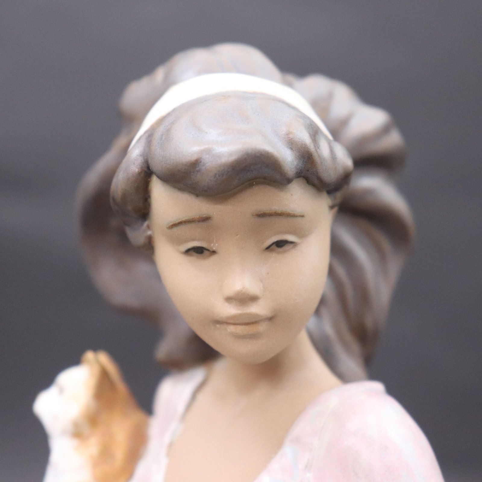 ITER3K94RU8O LLADRO リヤドロ バスケットを持つ少女と3匹の猫 高品質