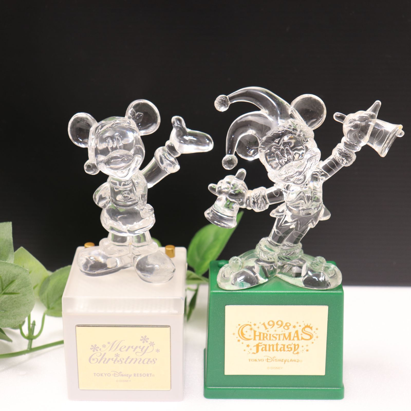 Disney ディズニー ミッキー 75周年記念 スノードーム オルゴール 船