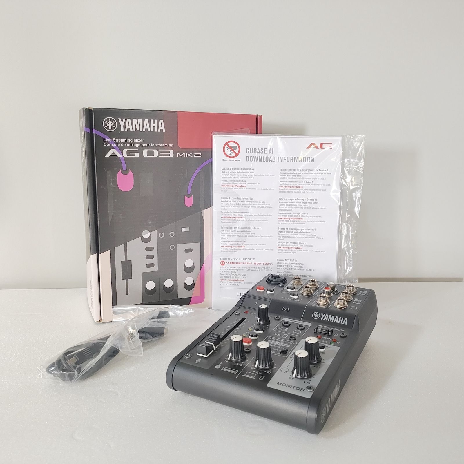 ☆ YAMAHA AG03 配信用ミキサー オーディオインターフェイス YAMAHA