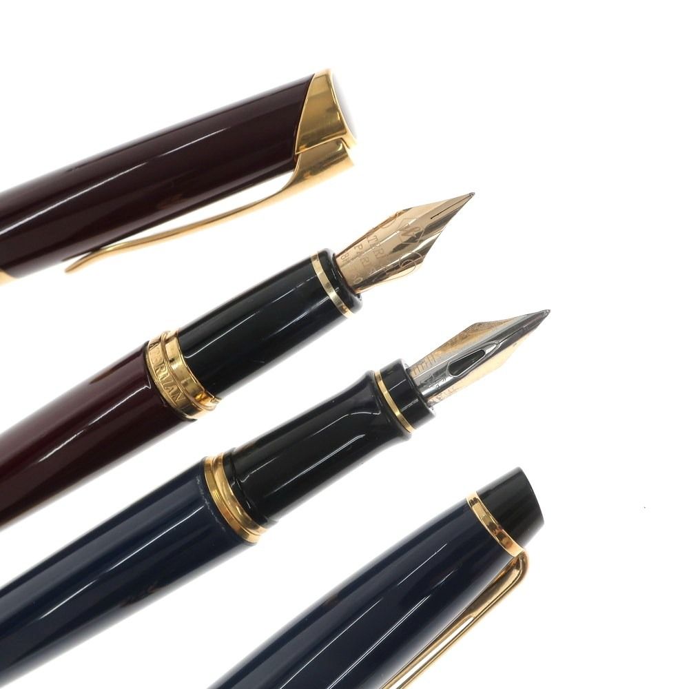 ウォーターマン 購入 WATERMAN 4本セット 万年筆 ワインレッドx