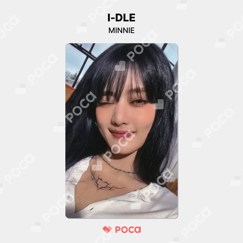 G)I-DLE Neverland 日本FC 限定 継続特典 ミンニ トレカ G)I-DLE