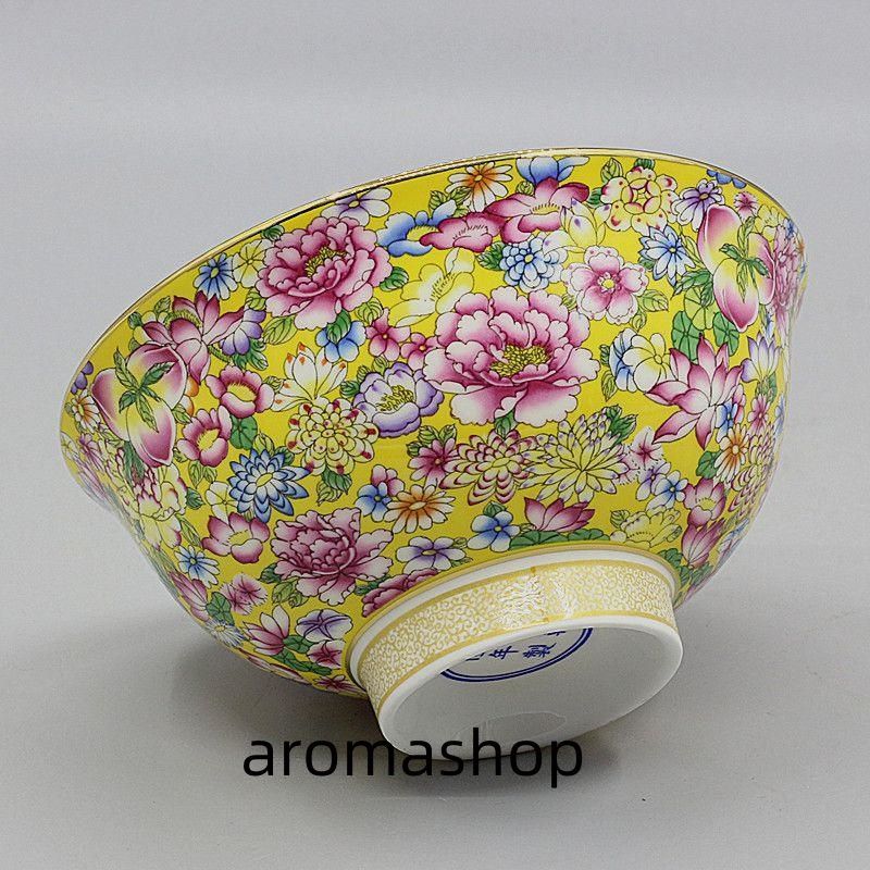 金花鳥六方瓶 景徳鎮 花瓶 琺瑯彩パステル磁器 現代工芸品 美術