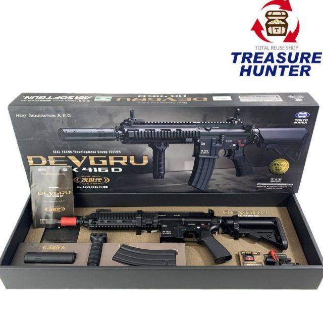 東京マルイ次世代DEVGRU HK-416D ブラックセット売サバゲー引退出品