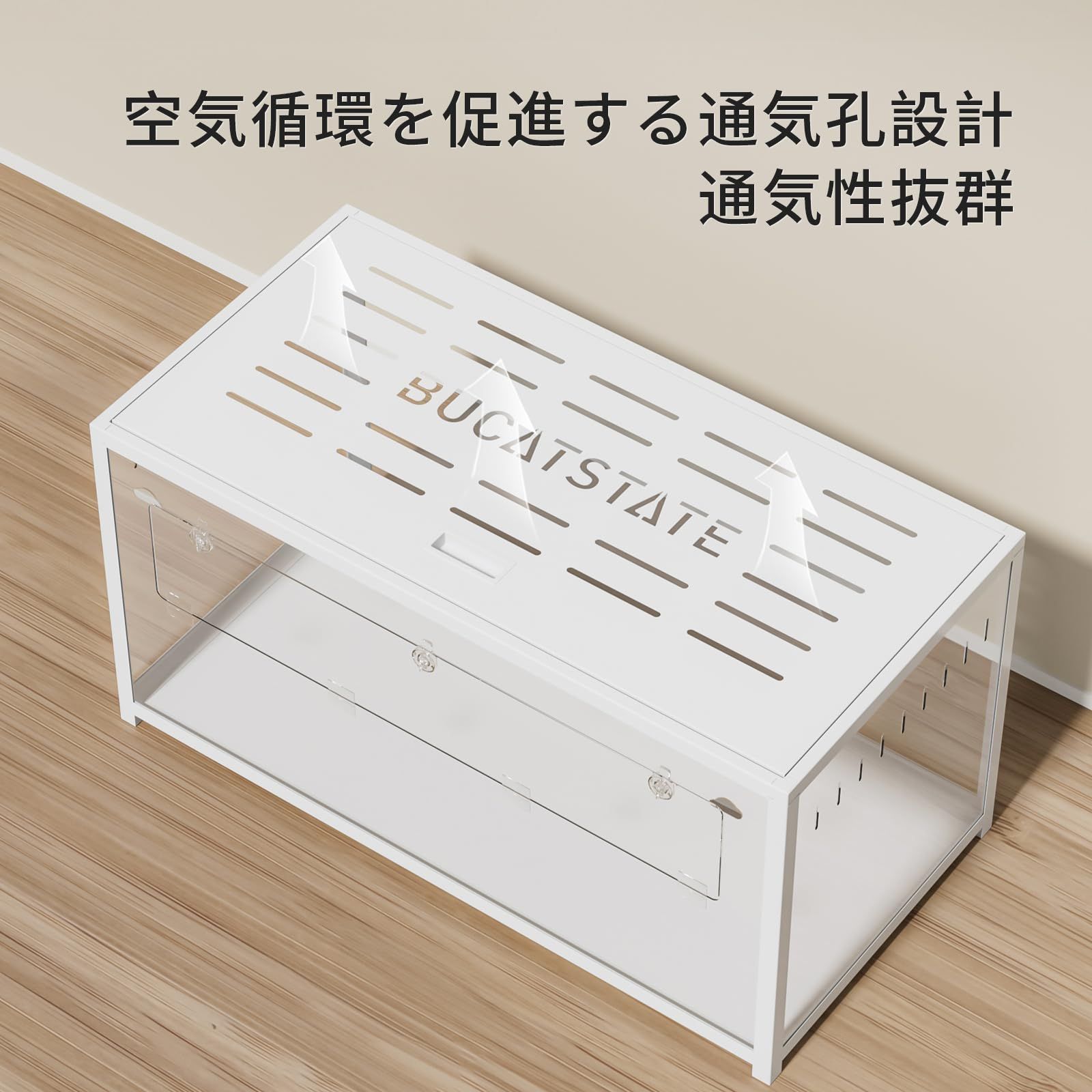 BUCATSTATE 100 ホワイト 数量限定】BUCATSTATE ハムスター ケージ