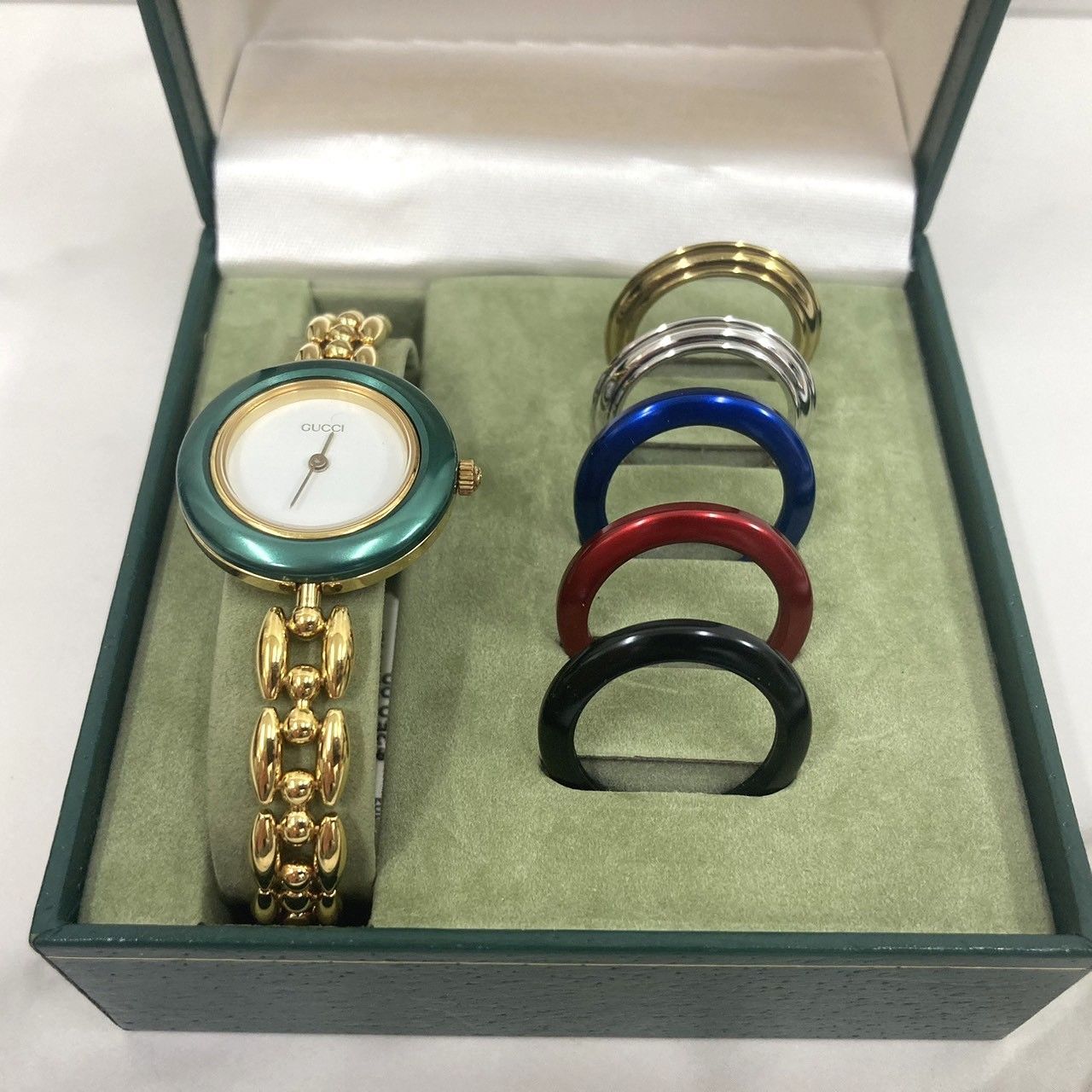 GUCCI グッチ チェンジベゼル レディース 腕時計 ゴールド