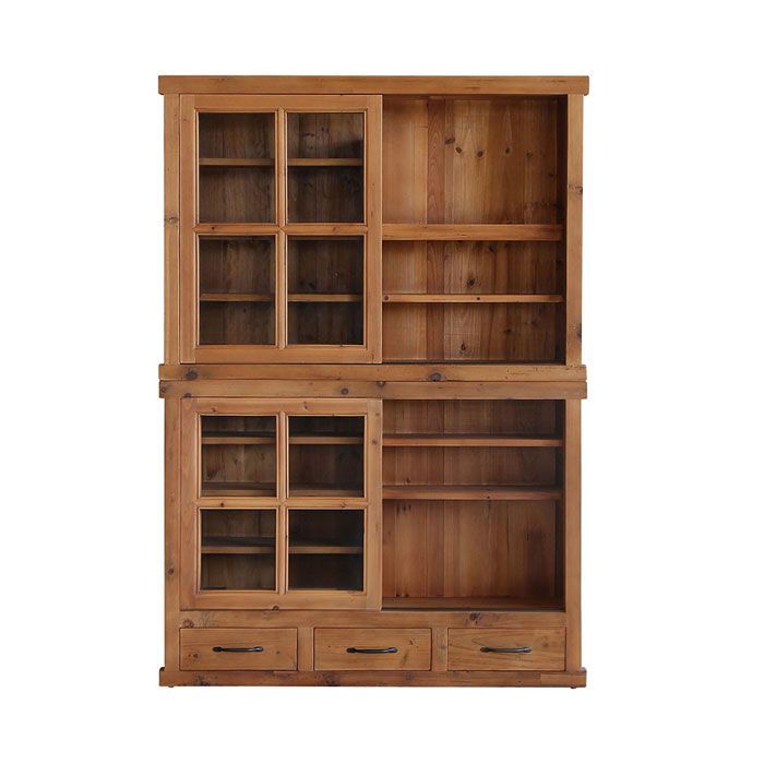 店舗什器 ヴィンテージ 木製 キャビネット 食器棚 アンティーク