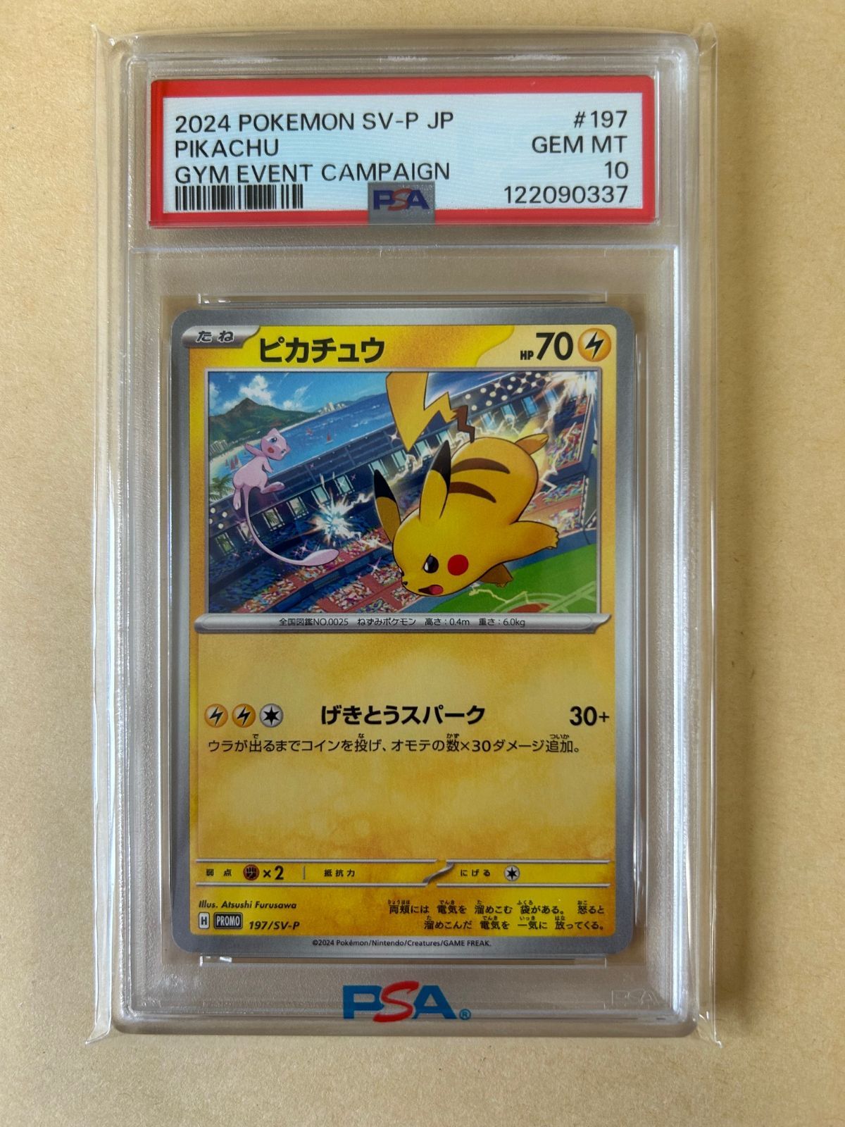 PSA10⭐️連番2枚⭐️げきとうスパーク ピカチュウ 配送 プロモ