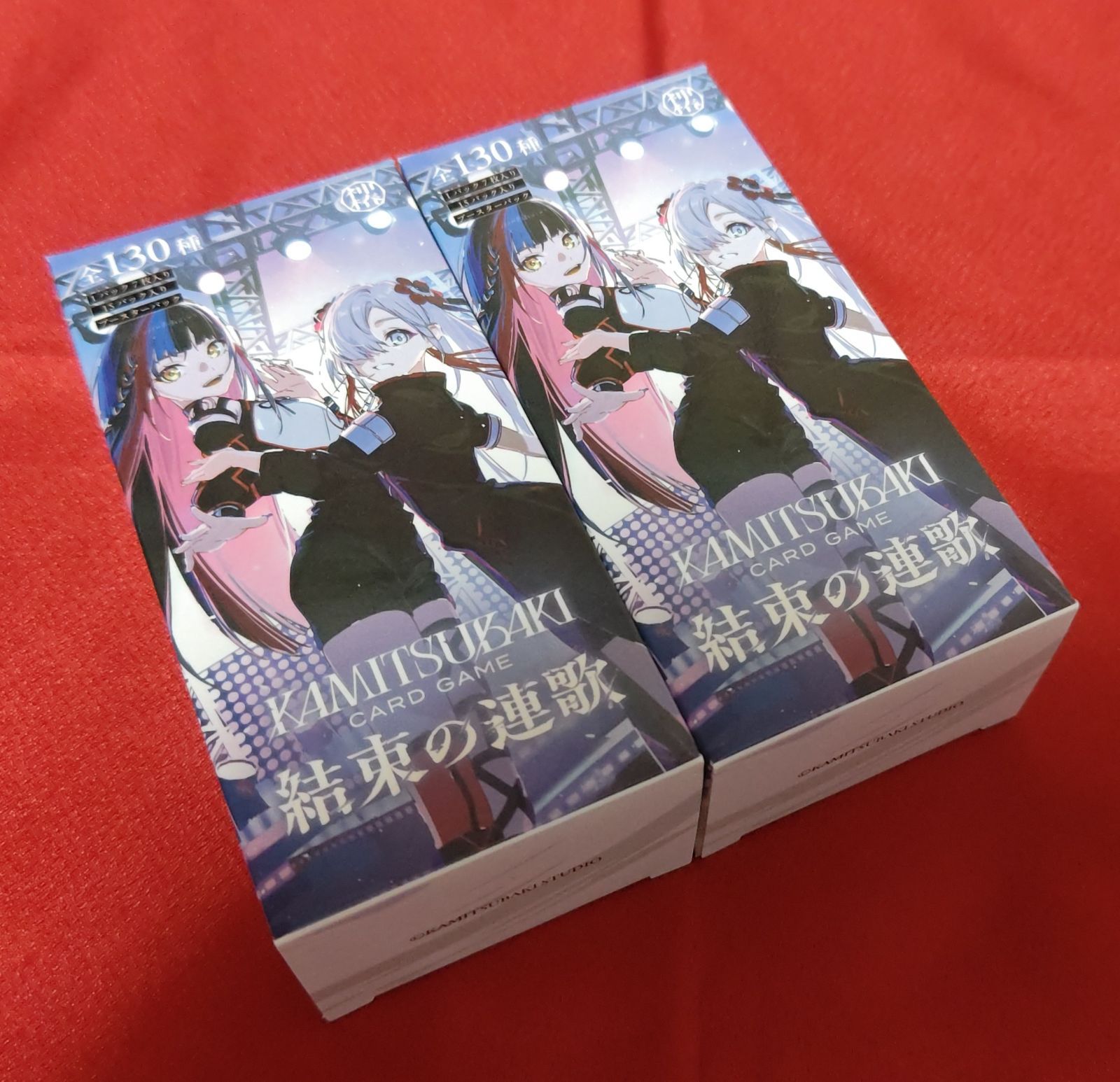 神椿 tcg SR 5枚コンプセット 結束の連歌 トレカ マグネットローダー