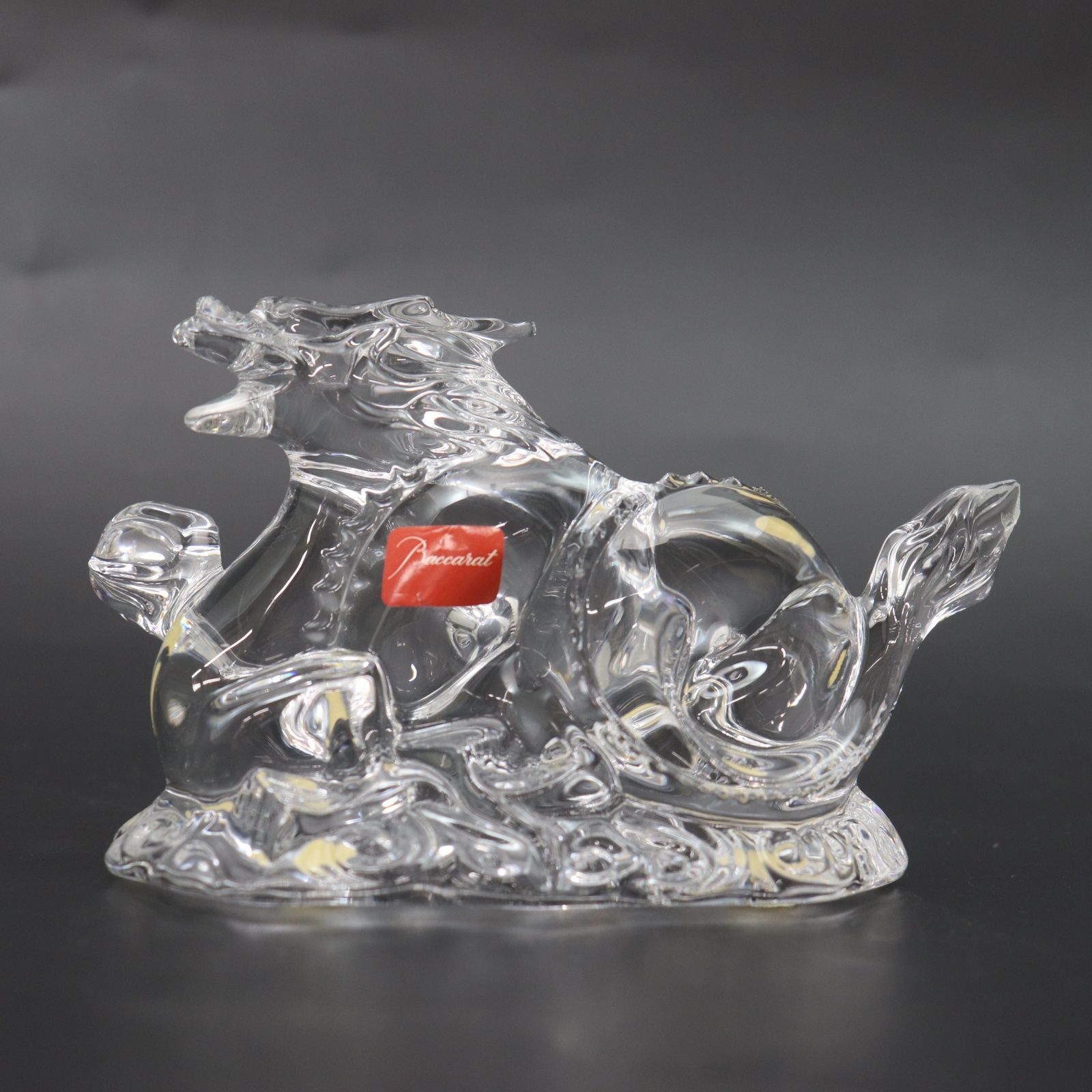 Baccarat バカラ クリスタルガラス スノーマン 置物 箱付 V 7134