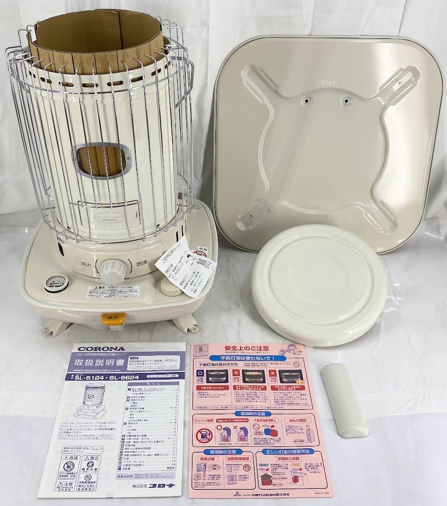 極美品】CORONA(コロナ) トップ ポータブル石油ストーブ SL-5124-W