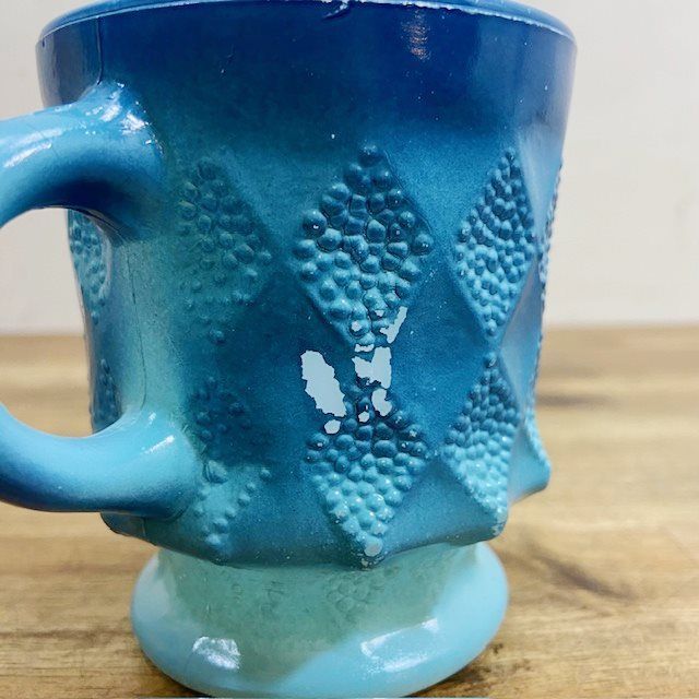 ファイヤーキング ミルクガラス マグカップ アメリカヴィンテージ