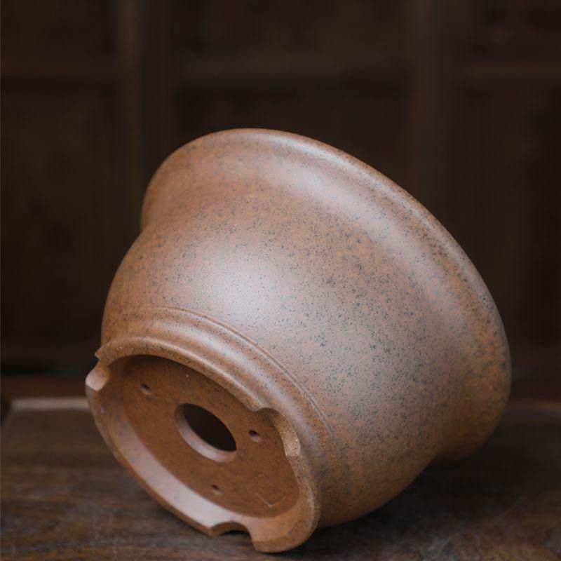 紫砂鉢 雲足大飄口四方鉢 弾子鉢 盆栽鉢 植木鉢 小品盆栽鉢 大品盆栽鉢